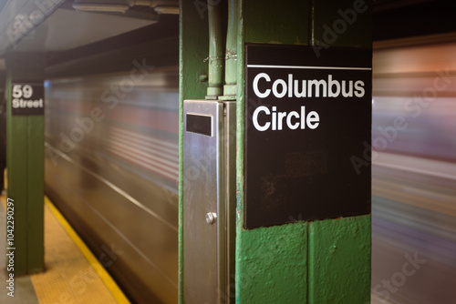 Columbus Circle Subway Station NYC 