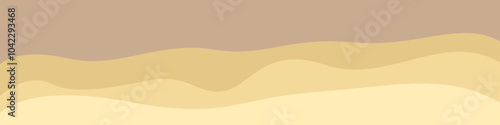 Sand dunes vector background. Vector desert background. Vector abstract sand wave background. Sandstorm vector.