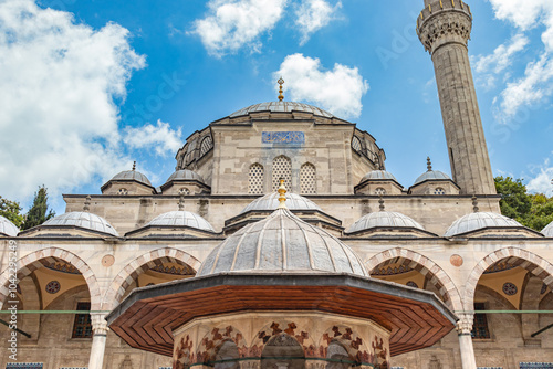 Sokollu Mehmed Pasha Mosque Complex located in Eminönü Kadırga neighborhood. Complex built in the second half of the 16th century in Istanbul. photo