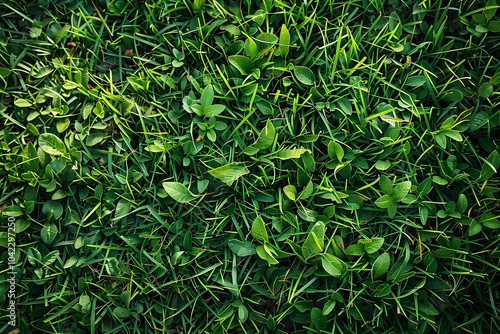 A close up of a bunch of green grass