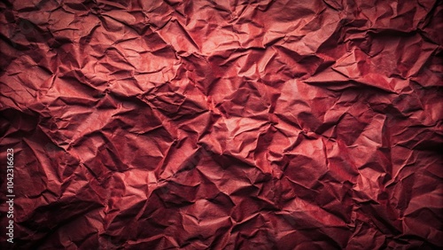 Wallpaper Mural Dark red crumpled paper texture background with leading lines Torontodigital.ca