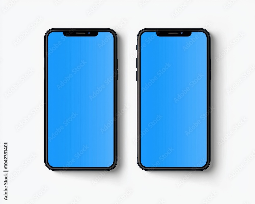 Modern flat mock-up smartphone isolated on white background. This image can be resized to any size. Modern flat mock-up smartphone isolated on white background. This image can be resized to any size.