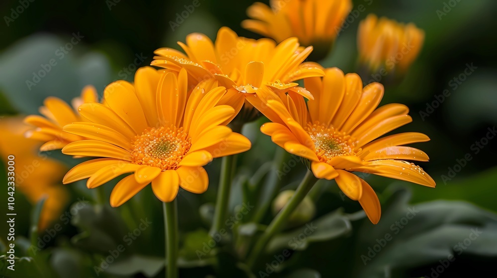 orange flower in the garden orange flower in the garden