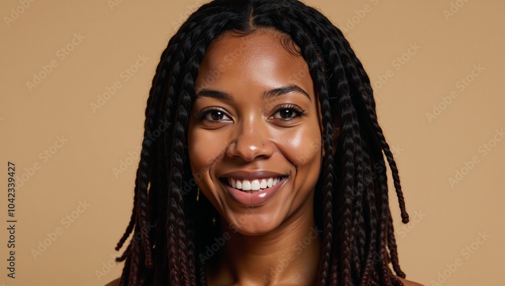 African American female character with dreadlocks African American female character with dreadlocks
