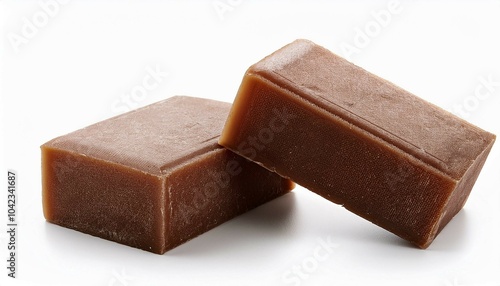 chocolate bar on white background