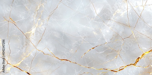 Obraz na płótnie Elegant white marble texture with golden veins, ideal for backgrounds, interior design, and artistic projects. Seamless, luxurious, and modern. w salonie
