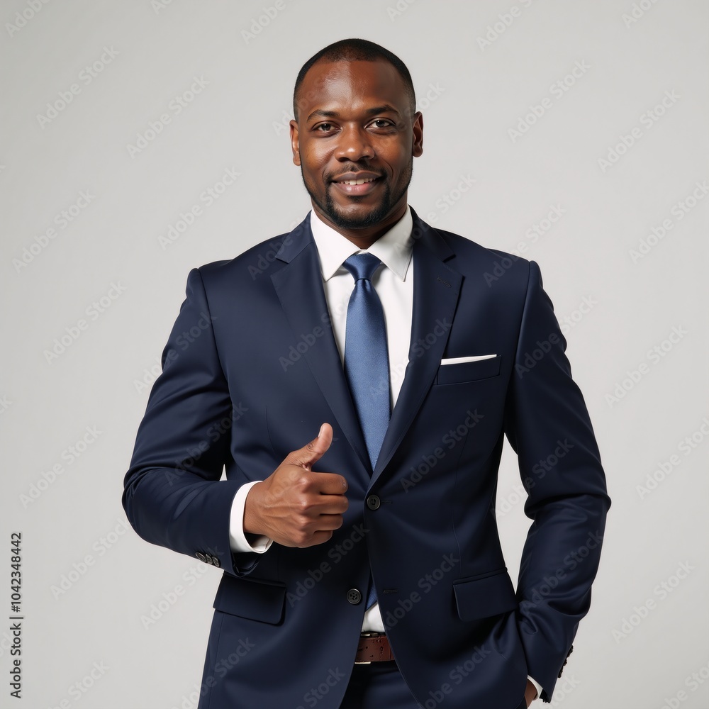 African-American executive leading successful company