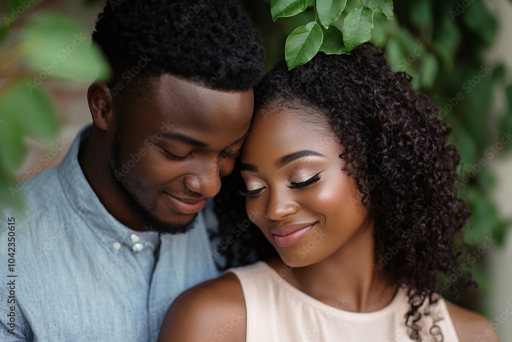 Portrait of a couple sharing a tender moment after engagement 1 Portrait of a couple sharing a tender moment after engagement 1