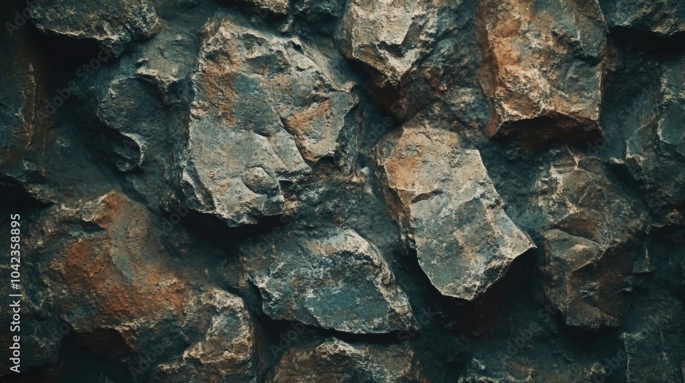 A rugged stone photo border with earthy textures and natural finishes A rugged stone photo border with earthy textures and natural finishes