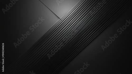 Wallpaper Mural A sleek modern outline border design with fine lines and an elegant touch Torontodigital.ca