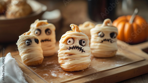 Create creepy Halloween-themed snacks that will impress your guests at the party photo