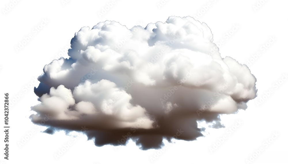 isolated cloud image on a clean white background isolated cloud image on a clean white background