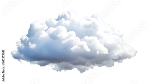 graphic representation of a large cloud on white