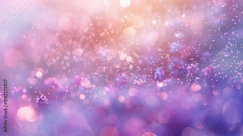 Soft blurred gradients in shades of pink and lavender creating a whimsical and dreamlike feel.