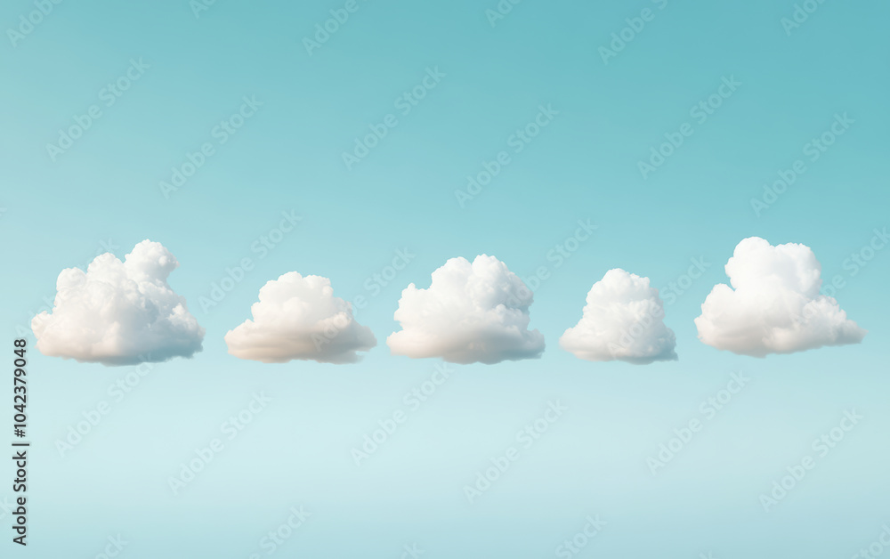 Fresh blue sky and white clouds graphic design background Fresh blue sky and white clouds graphic design background