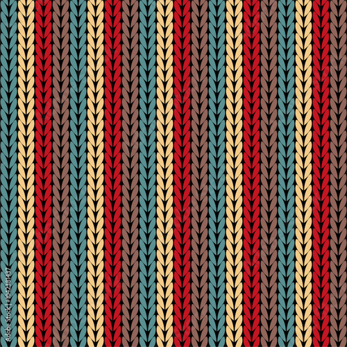 Knitted background pattern wallpaper knitting decorative print handmade textile knitting handiwork