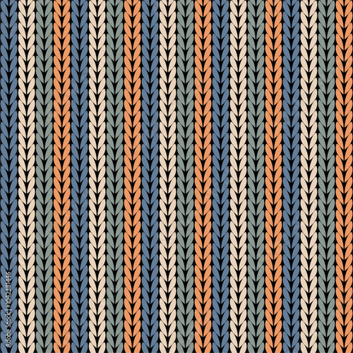 Knitted background pattern wallpaper knitting decorative print handmade textile knitting handiwork