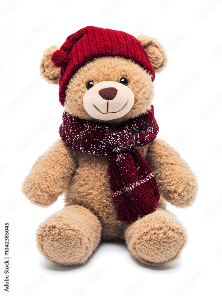 Cute Teddy Bear Wearing a Cozy Plaid Scarf – Perfect Gift for Kids, Holiday Decoration, or Christmas Present. Soft Plush Bear Ideal for Special Occasions and Celebrations Cute Teddy Bear Wearing a Cozy Plaid Scarf – Perfect Gift for Kids, Holiday Decoration, or Christmas Present. Soft Plush Bear Ideal for Special Occasions and Celebrations