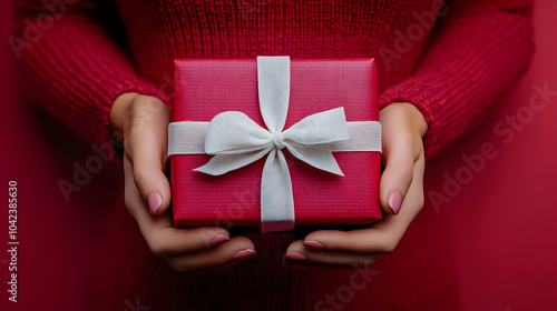 A person holding a beautifu...