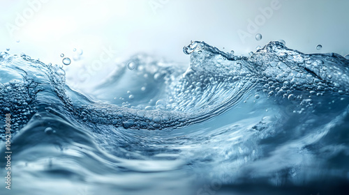 Close-up of dynamic water w...