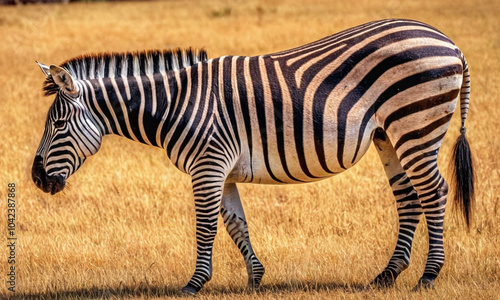 zebra in the wild photo