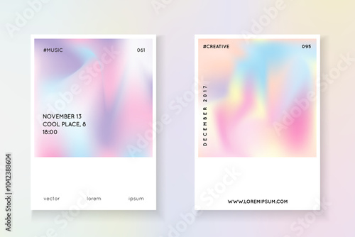 Neon Texture. Abstract Fluid. Modern Concept. Colourful White Backdrop. Spectrum Presentation. Pastel Design. Violet Geometry Cover. Blue Neon Texture