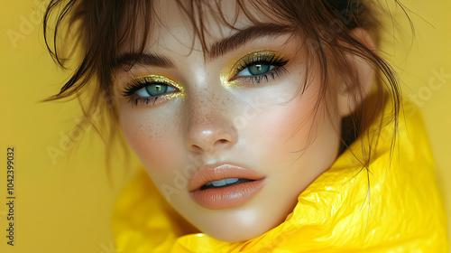 Close-up portrait of a mode...