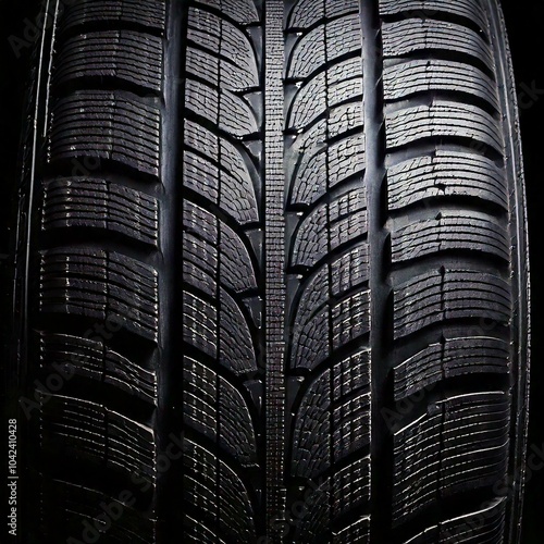 Obraz na płótnie tire close up w salonie
