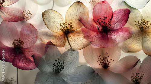 A vibrant arrangement of co...
