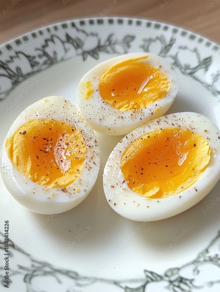 Freshly Prepared Eggs with Pepper Freshly Prepared Eggs with Pepper