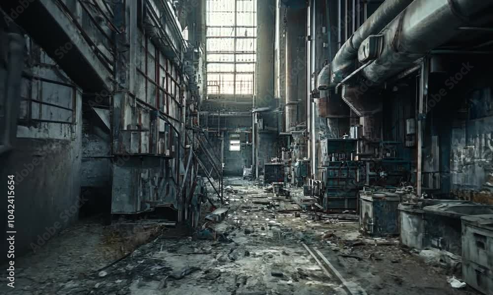 Abandoned Industrial Building Abandoned Industrial Building