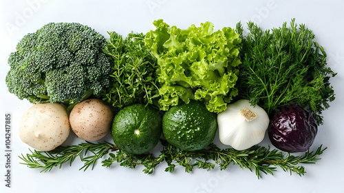 A colorful array of fresh v...