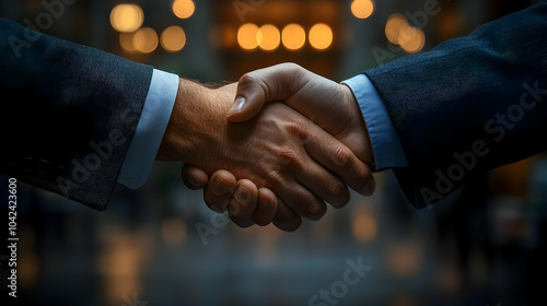 A close-up of two hands sha...