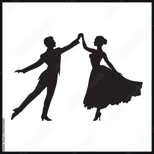 Couple Ballet Dancer Silhouette