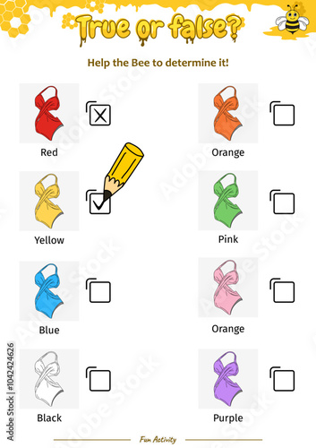 True or false help the Bee to determine it with women swimwear