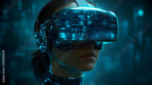 Futuristic individual weari...