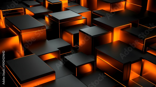 Abstract composition of glo...