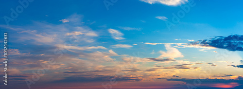 Beautiful dramatic scenic after sunset sky background after sunset