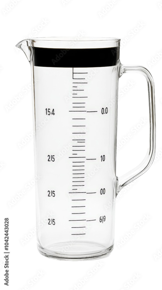 Glass Measuring Pitcher with Handle. Glass Measuring Pitcher with Handle.