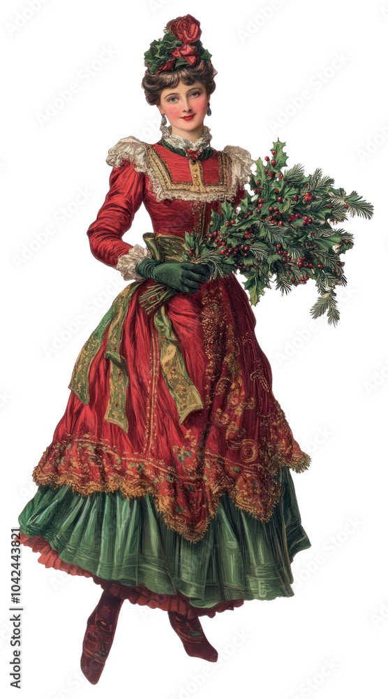 PNG Victorian Lady dress victorian christmas. PNG Victorian Lady dress victorian christmas.