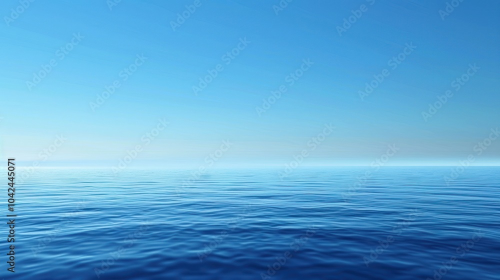 Obraz premium Tranquil Ocean Horizon