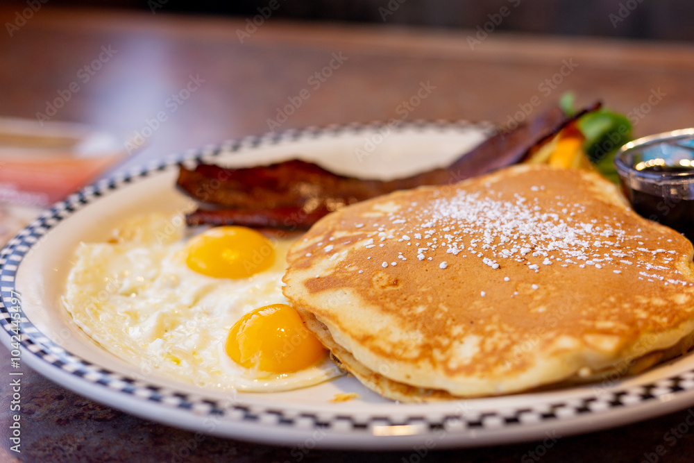 Egg and pancake breakfast Egg and pancake breakfast