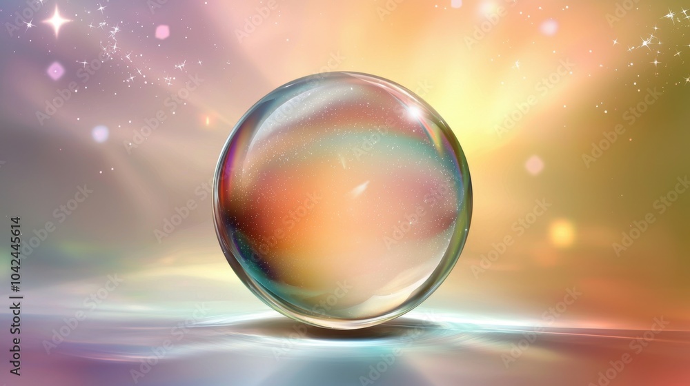 Radiant Glass Sphere Background for Luminous Visuals Radiant Glass Sphere Background for Luminous Visuals