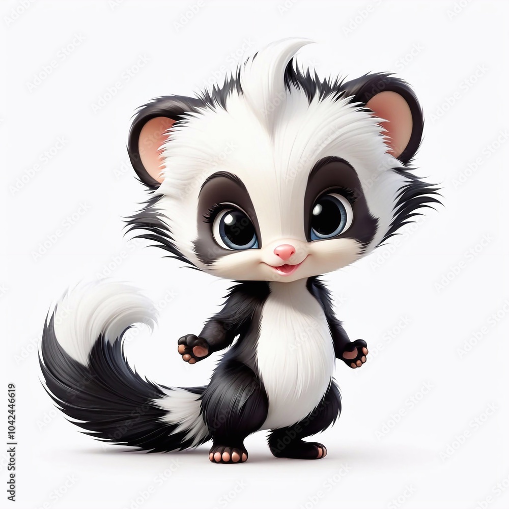 Fototapeta premium Stinktierbaby