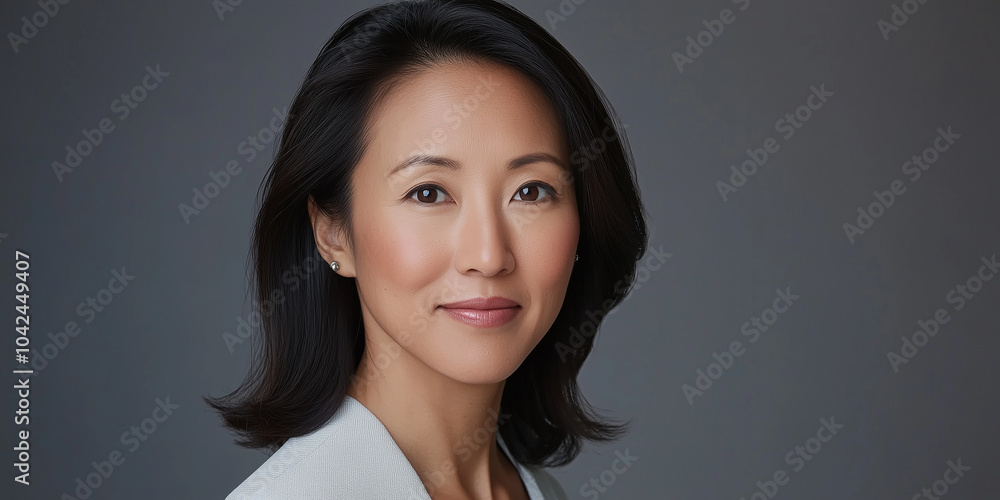 Professional Portrait of a Confident Businesswoman with Elegant Style Professional Portrait of a Confident Businesswoman with Elegant Style