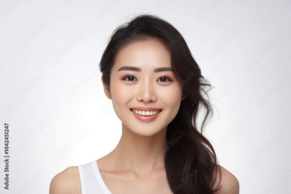 Beautiful Young Asian Woman with Clean Fresh Skin. Face care, Facial treatment, Cosmetology, beauty and spa, Asian women portrait. Beautiful Young Asian Woman with Clean Fresh Skin. Face care, Facial treatment, Cosmetology, beauty and spa, Asian women portrait.