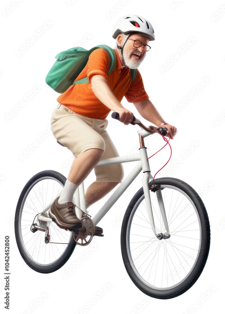 PNG Man riding bicycle vehicle cycling helmet. PNG Man riding bicycle vehicle cycling helmet.