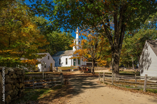 Old sturbridge village in the Fall
