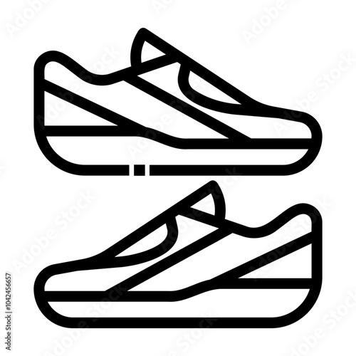 fencing shoes Line Icon