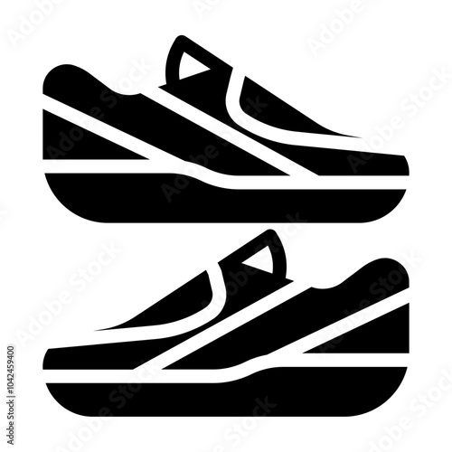 fencing shoes Solid icon